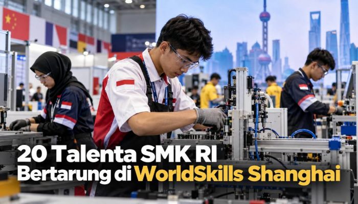 20 Talenta SMK RI Bertarung di WorldSkills Shanghai
