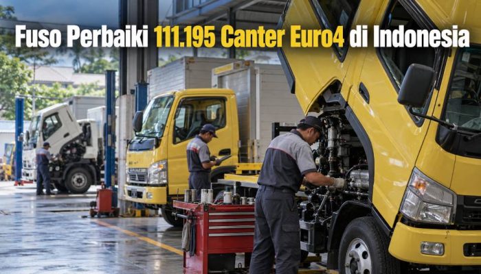 Fuso Perbaiki 111.195 Canter Euro4 di Indonesia