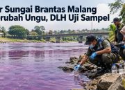 Air Sungai Brantas Malang Berubah Ungu, DLH Uji Sampel
