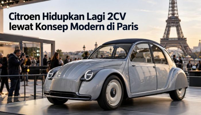 Citroen Hidupkan Lagi 2CV lewat Konsep Modern di Paris