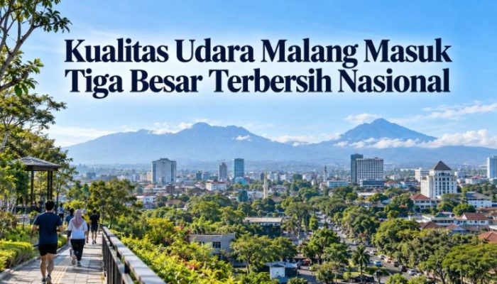Kualitas Udara Malang Masuk Tiga Besar Terbersih Nasional