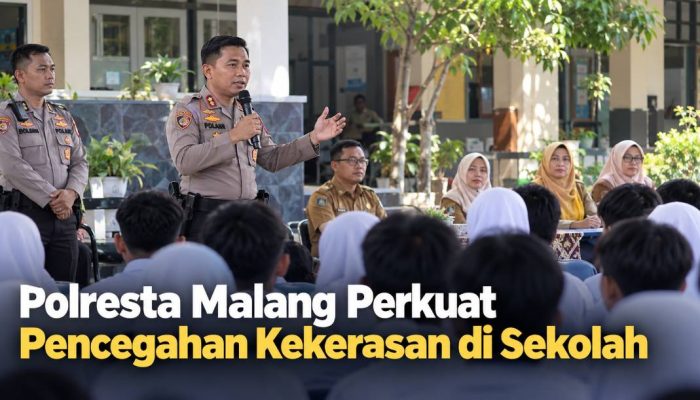 Polresta Malang Perkuat Pencegahan Kekerasan di Sekolah